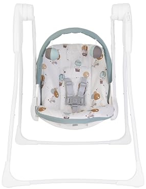 Graco - Baby Delight™ Columpio, 2 velocidades de balanceo, 3 posiciones de reclinado, desde el nacimiento hasta los 6 meses aprox. (9 kg), multicolor Up & Away