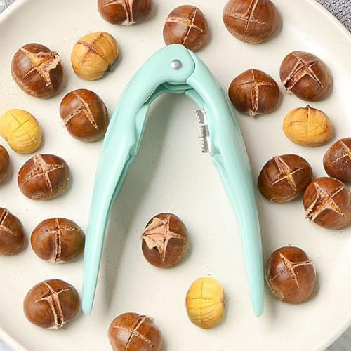 Maronitång kastanjeskärare valnöttångsöppnare köksredskap torkad fruktöppnare Chestnut Opener Cutter Maronitång rostfritt stål metall kastanjeskärare för olika tillfällen