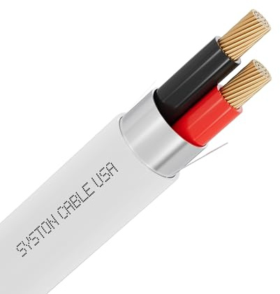 Syston 16/2 Alarm Control Cable, Stranded Copper, CMP Shielded, 20 FT