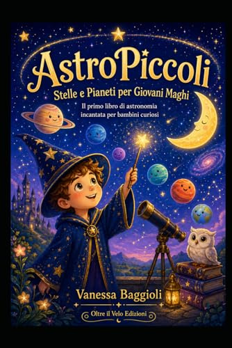 AstroPiccoli Stelle e Pianeti per Giovani Maghi: Il primo libro di astronomia incantata per bambini curiosi