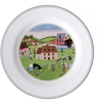 Villeroy & Boch 10-2337-2663 Assiette à Pain Porcelaine Vert 18 x 18 x 9 cm 1 Assiette