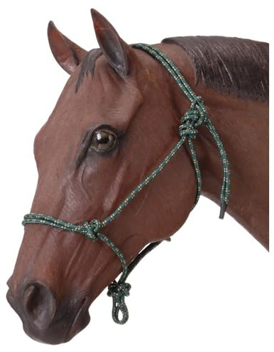 Tough1 Poly Rope Halter - Hunter Green