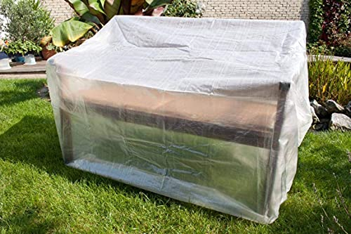 Beo Gartenbank Abdeckung Wasserfest | Schmutzabweisende und UV-beständige Schutzhülle Gartenbank 160 cm breit | Wetterfeste Gartensofa Abdeckung | Ideal als Balkonmöbel Regenschutz | Schadstofffrei