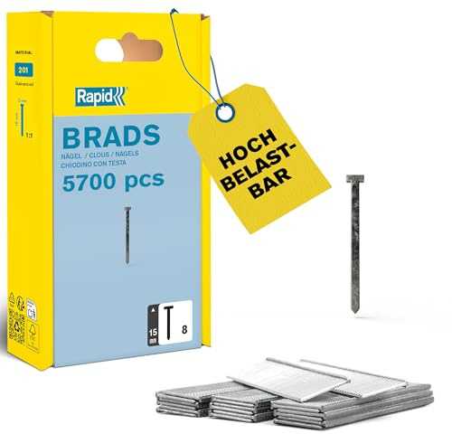 RAPID 5000520 - Clavo n° 8/15 mm. 5.7M PP en caja con orificio para colgar