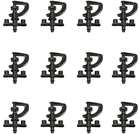 JINXM Arroseur d'irrigation,360 ° Rotatif G Type Micro Arroseur Buse Jardin Plante d'irrigation Atomisant Procurent(12)