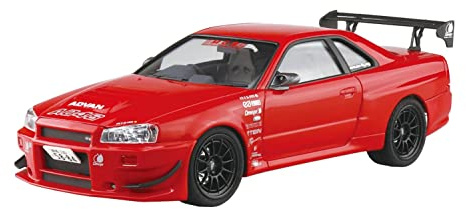 Aoshima 06351 MCR BNR34 Nissan Skyline GT-R '02 1:24 Model Kit