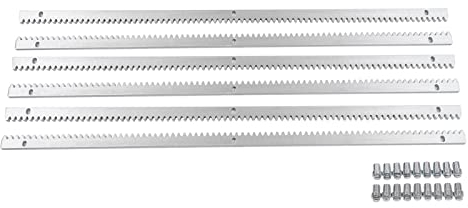 Opérateur de Porte à crémaillère 6x1m Φ12mm pour portails coulissants Accessoires d'ouvre-Porte d'opérateur de Portail Coulissant jusqu'à 2000kg