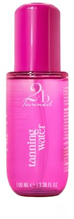 2bTanned Face Self Tanning Water (100 ml), Face Tan Mist with Lightweight Streak-Free Hydrating Formula, Enriched with Panthenol & Glycerin, Sugar Cloud Scent