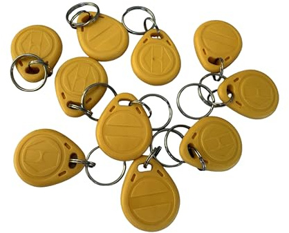 YARONGTECH skrivbara rfid 125khz T5577 omskrivbara nyckelringar (förpackning med 10)