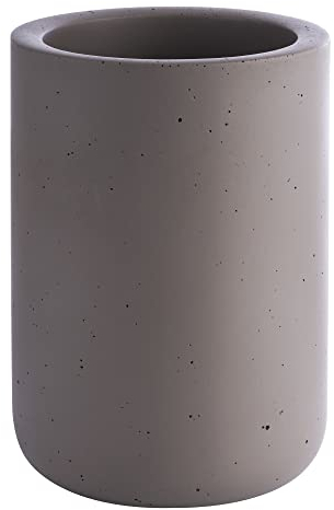 APS Flaschenkühler Element aus Beton - mit möbelschonender Unterseite - für 0,7-1,5 Abmessungen 12 x 12 cm, Höhe 19 cm, Grau, (max. Flaschendurchmesser 9,5 cm)