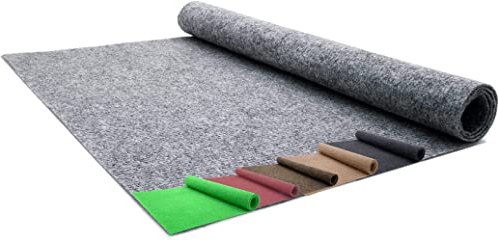 Moquette d'extérieur | dimensions et couleurs au choix | tapis artificiel idéal pour terrasse, piscine, balcon, garage ou salle de jeux etc. | revêtement de sol outdoor(080 x 200 cm, Gris clair)
