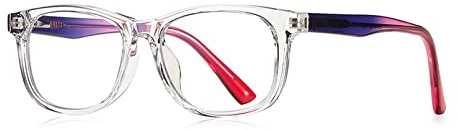 Fantiace TR90 Kids Eyeglasses Children Prescription Glasses Eyeglass Frame Kids Blue Light Blocking Glasses (C2)