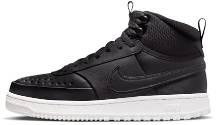 Nike Men's Court Vision Mid Wntr Shoes, Black/Black-Phantom, 9