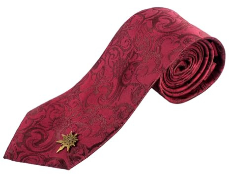 AAA Merchandise Warhammer 40K Chaos Set di cravatta e spilla da uomo con licenza ufficiale, regalo per lui, papà, giocatore, collezionista, regalo di compleanno