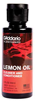D'Addario Lemon Oil - Guitar Fretboard Oil - Guitar Accessories - Removes Dirt, Grease, Build Up from Instrument - Conditions to Resist Dryness - Extends Fretboard Life
