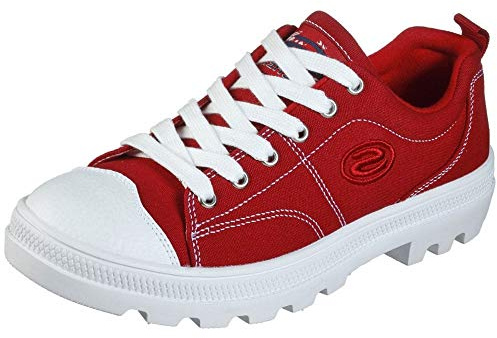 Skechers ROADIES TRUE ROOTS, Women's Low-Top Trainers, Red (Red Canvas/White Leather Trim Red), 5 UK (38 EU)