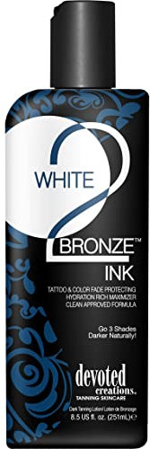 Devoted Creations White 2 Black INK Tattoo & Colour Protection Tanning Accelerator (251ml)