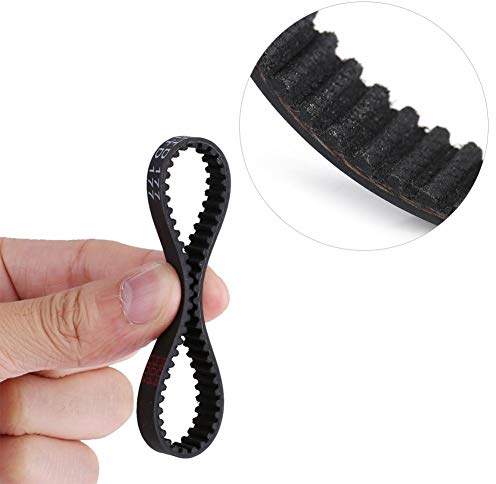 Correa Dentada de Recambio para Lijadora, Cepillo dentada de 9 mm Correa de transmisión Caucho para KW715 KW713 BD713 177 Fácil de usar para correas síncronas de lazo cerrado