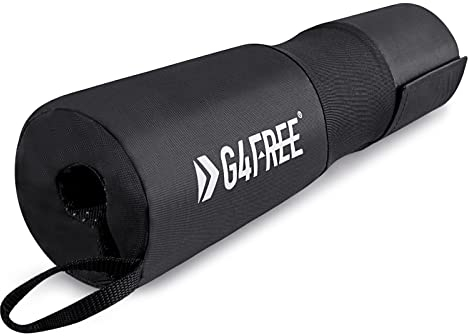 G4Free Langhantel Polster/Nackenpolster/Barbell Pad für Kniebeugen/Hip Thrusts/Lunges/Standard Olympic Barbell für Fitness, Krafttraining für Männer und Frauen