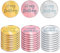 30PCS Acrylic Happy Birthday Cake Toppers, Happy Birthday Gold Cake Charm Cupcake Topper Mini Acrylic Cupcake Toppers for Birthdays Party Mini Cupcakes(Gold, Silver and Rose Gold, Round)
