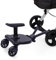 BRRIDE Universal Buggy Board, Kiddy Board Trittbrett mit Sitz, 360° Zweirad Design Kinderwagen Zubehör für Kinder von 3-7 Jahren, bis zu 25kg