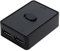 Conmutador KVM USB 3.0 de Alta Velocidad, Conmutador USB 3.0, Adaptador Bidireccional 2 en 1, Interruptor para Compartir Dispositivos USB Entre Dos Ordenadores, para Oficina y Hogar ﻿