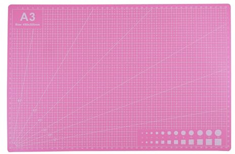 självläkande skärmatta 30,5 cm x 45 cm (12 tum x 18 tum) rullskärmatta A3, 5-lagers skärmatta för tygarbete, sömnad, scrapbooking, quiltning och precisionssnitt