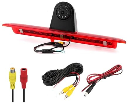 Per Ford Per Transit Mk8 2013-2022 AHD 1080P Terza Luce Freno Telecamera Retromarcia 1/3 Sensore AHD Posteriore Con Cavo Da 10 M Retromarcia Telecamera
