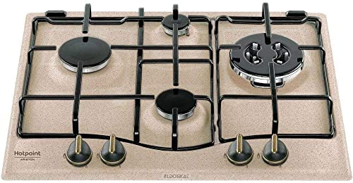 Hotpoint PC 640 T (AV) R/HA Table de cuisson au gaz à encastrer couleur avène