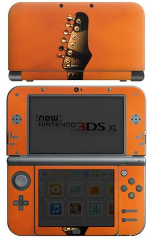 DeinDesign Skin kompatibel mit Nintendo New 3DS XL Folie Sticker Musik Gitarre