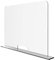 Solarplexius Hygiaphone cloison plexiglass Premium Ultra Transparent séparateur Bureau comptoir Amovible Protection Contre microbes bactéries Polycarbonate Passe Document 90X60 cm