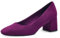 MARCO TOZZI Damen Pumps mit Blockabsatz Vegan, Rosa (Grape), 39 EU