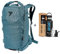 Nitro Snowboards, Splitback Set mit Ripuri 600 ml Flasche & Filter, Splitboard Rucksack, Tourenrucksack, 30 L, Arctic