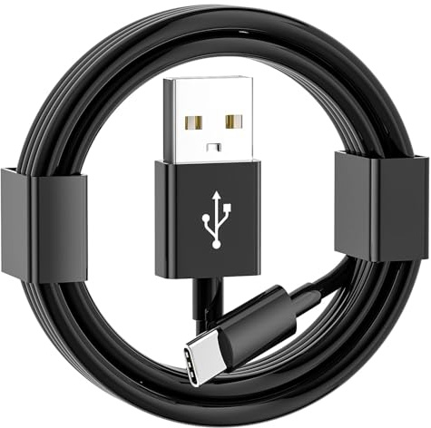 IPhone 16/17/15 Carplay laddningskabel, 1 m USB C till USB-kabel för iPhone 16, 16 Pro Max, 16 Plus, 16E, 17 Air, 15 Pro Max, AirPods Pro 3rd/2:a gen/AirPods 4/ Max 2/IPad USB C billaddare (svart)