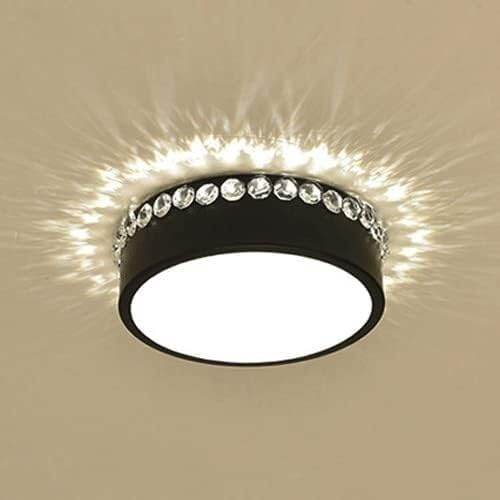 Lampada da soffitto a LED con montaggio ad incasso-18W Luce diurna morbida Lampada da incasso rotonda piatta compatibile con armadio/corridoio/scale/illuminazione cucina/seminterrato, applique moderne