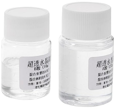 JEWEDECO 2sätze Ab Epoxidharz Gießharz Epoxy Resin Diy Bastelset Für Schmuckherstellung Kunstharz Diy Mit Hoher Transparenz Und Wasserfestem Harz