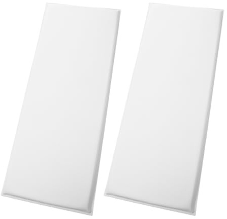 SEWOART Lot de 2 Panneaux Muraux Rembourrés Autocollants 50x20x1 Cm, Coussins Anti-collision en Mousse, Protection Murale 3d pour Chambre D'garçon et Filles, pour Salle de Jeux
