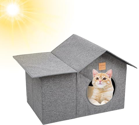 Generisch Casa para perros interior - Refugio portátil con sombra y cálido refugio | Cama para gatos cuevas, para gatitos, cachorros, mascotas pequeñas, interior, viaje, dormitorio, balcón, exterior