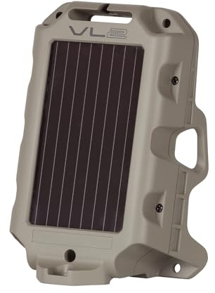 WILDGAME INNOVATIONS Moonshine Feeder Light | Weather-Resistant Motion-Activated Green Light with Integrated Solar Panel for Hog & Predator Hunting