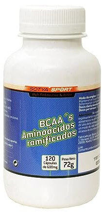 BCAA'S (AMINOA.RAMIFICADOS) 120 CAPSULAS DE 600MG