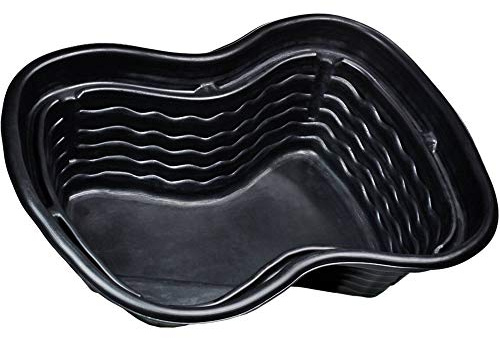Heissner: Teichbecken | Teich-Wanne nierenförmig | Teichschale bis 1.000 Liter | PE-Fertigteich einbaufertig 124 x 90 x 58 cm 250 Liter