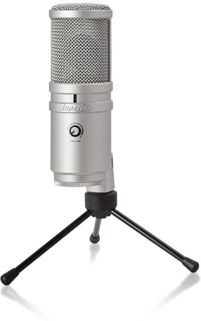 Superlux E205U Micrófono Condensador Estudio Silver