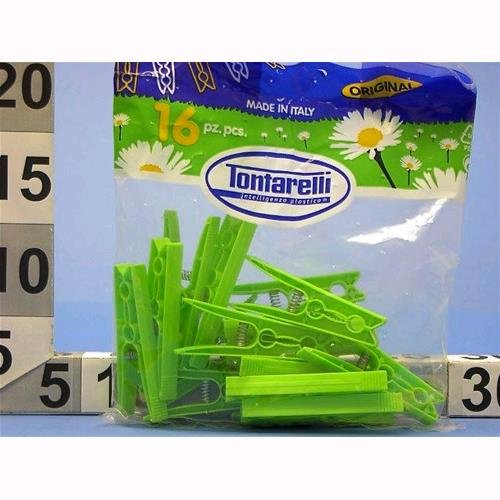 Tontarelli Mollette Pinze Per Bucato In Plastica Conf 16pz 9012669999
