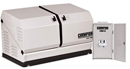 Champion Power Equipment 100177 8.5-kW Home Standby Generator with 50-Amp Outdoor-Rated Automatic Transfer Switch