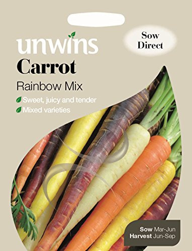 Unwins Pictorial Packet - Carrot Rainbow Mix - 200 Seeds