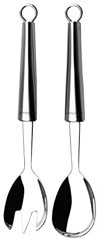 Lagostina I Cucinieri Set Posate Insalata, Acciaio Inox 18/10, 26 cm