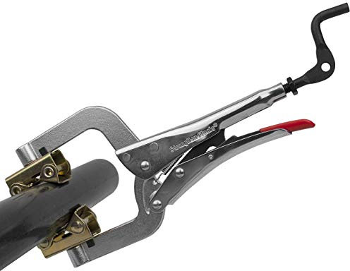 Strong Hand Tools - Strong - PG114V Strong hand Tools PG114V Pipe Pliers with Large V-Pads, 11-Inch