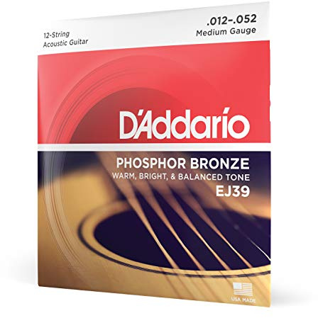 D'Addario Corde Chitarra Acustica - Set 12-52