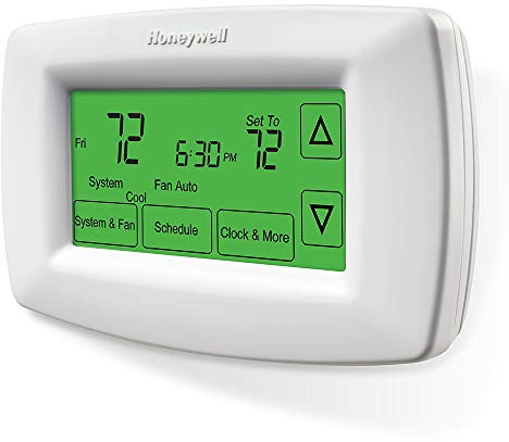 Honeywell Home RTH7600D 7-Day Programmable Touchscreen Thermostat, White