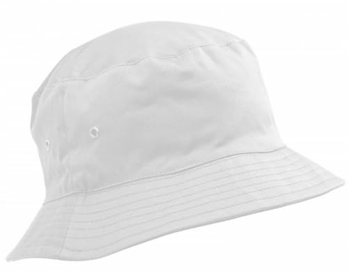 Adventure Togs Kids Bucket Hat UPF 40+ Kids Sun Hat, White